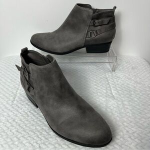 Lauren Blackwell Women’s Gray Ankle Boots | Size 11